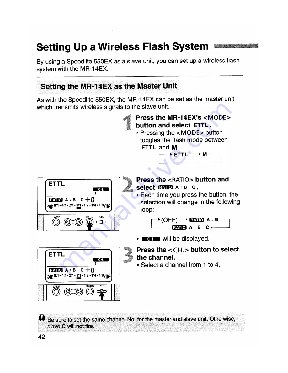 Canon MR-14EXl Instructions Manual Download Page 42