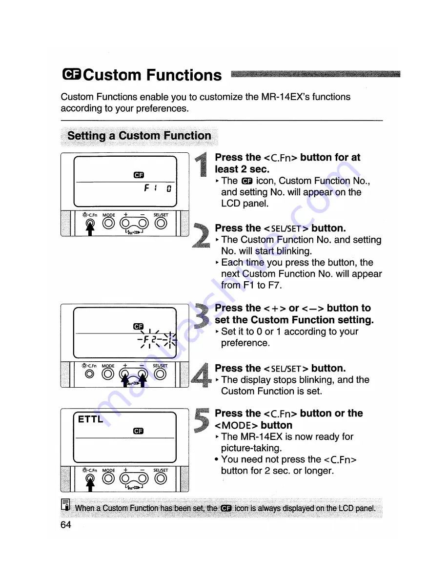 Canon MR-14EXl Instructions Manual Download Page 64