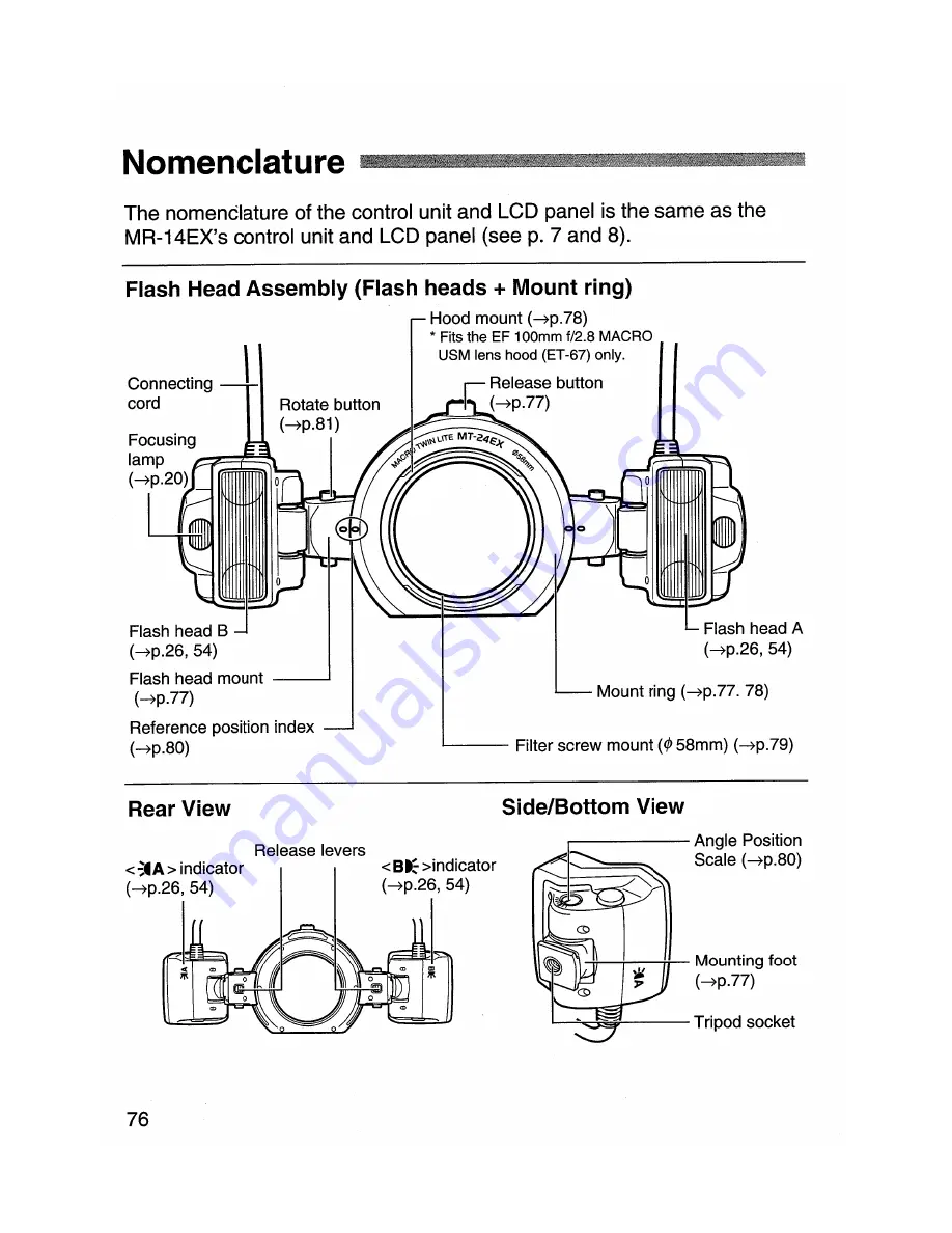 Canon MR-14EXl Instructions Manual Download Page 76