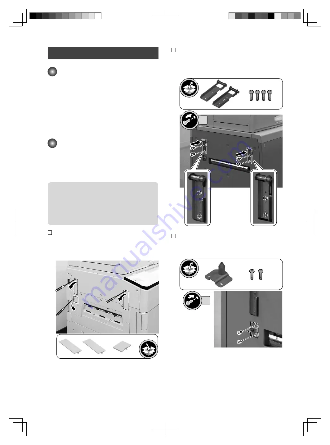 Canon Multi Function Professional Puncher-A1 Installation Procedure Download Page 7