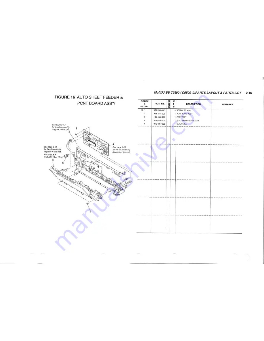 Canon MultiPASS C3500 Parts Catalog Download Page 25