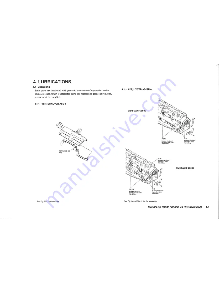 Canon MultiPASS C3500 Parts Catalog Download Page 38