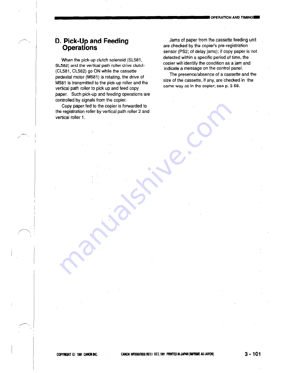 Canon NP3050 Service Manual Download Page 143