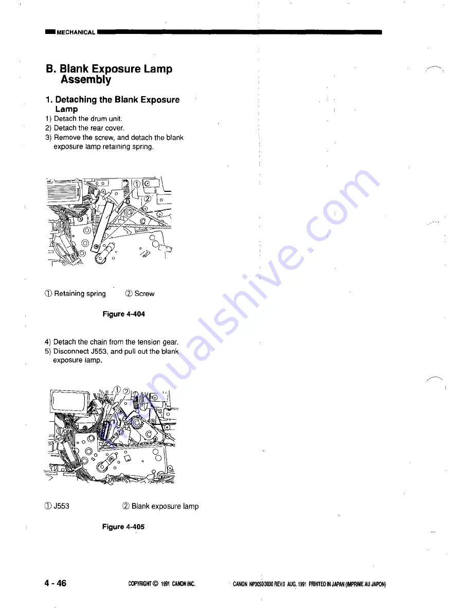 Canon NP3050 Service Manual Download Page 251