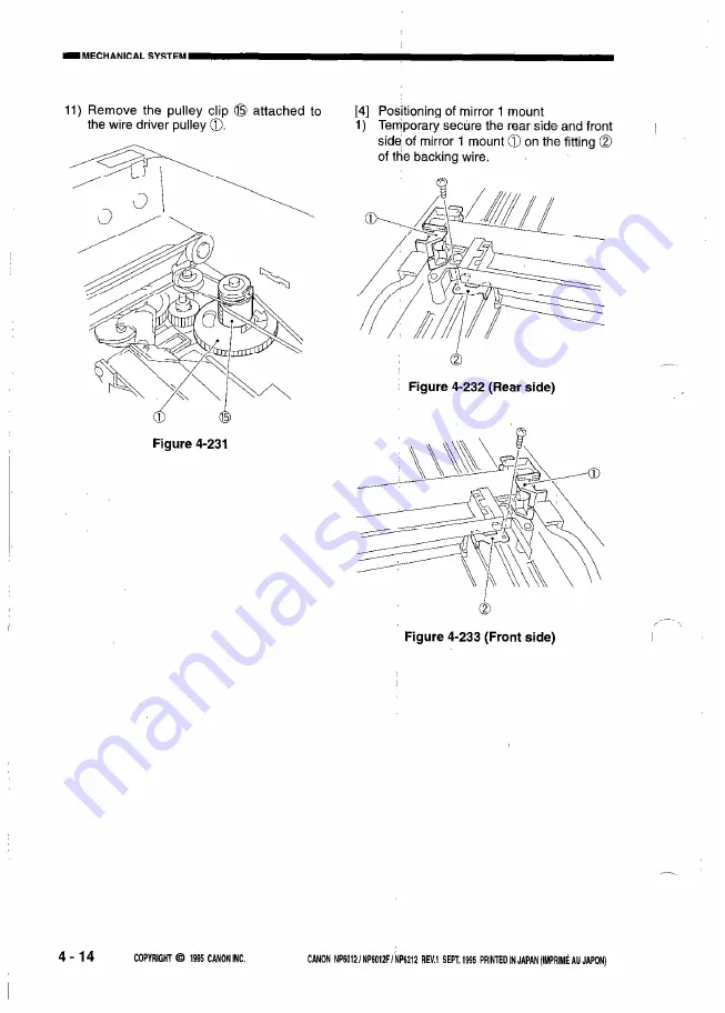 Canon NP6012F Service Manual Download Page 156