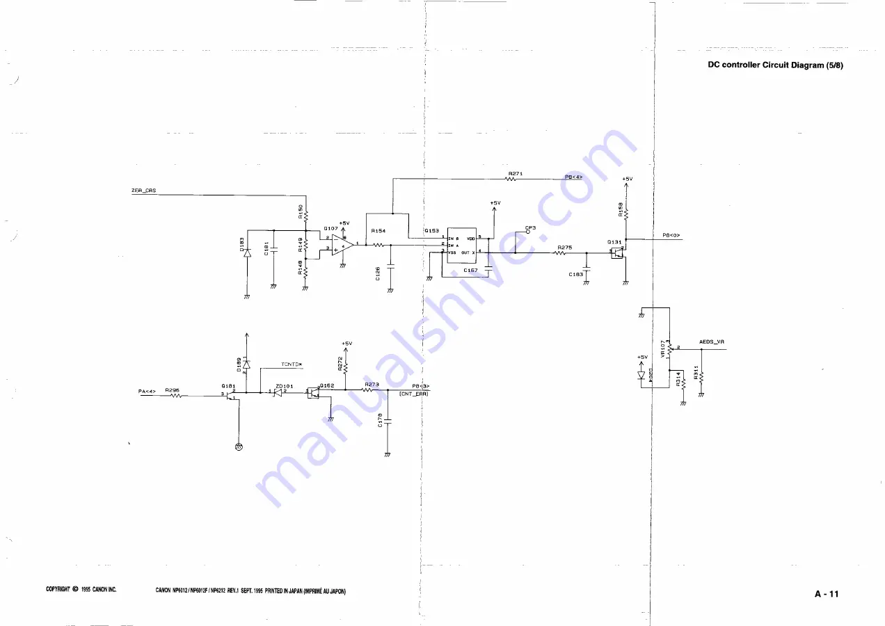 Canon NP6012F Service Manual Download Page 230