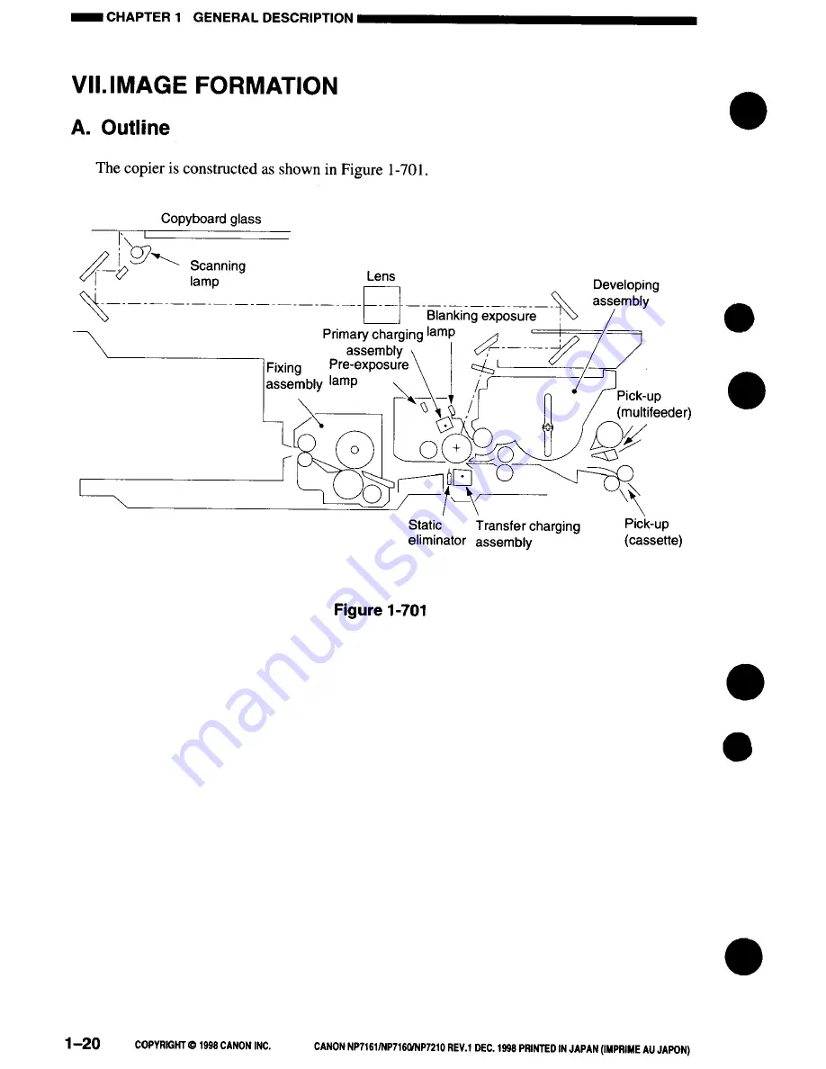 Canon NP7161 Service Manual Download Page 36