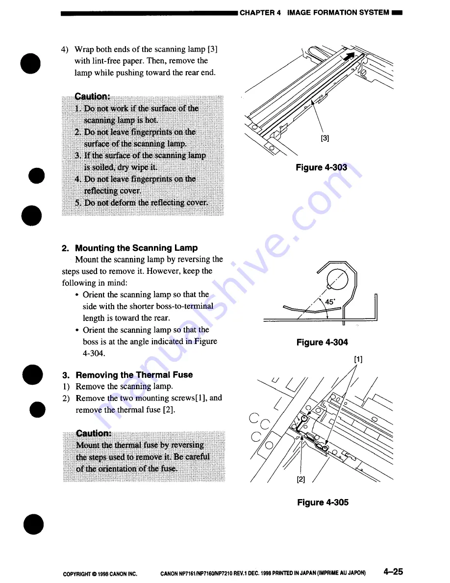 Canon NP7161 Service Manual Download Page 109