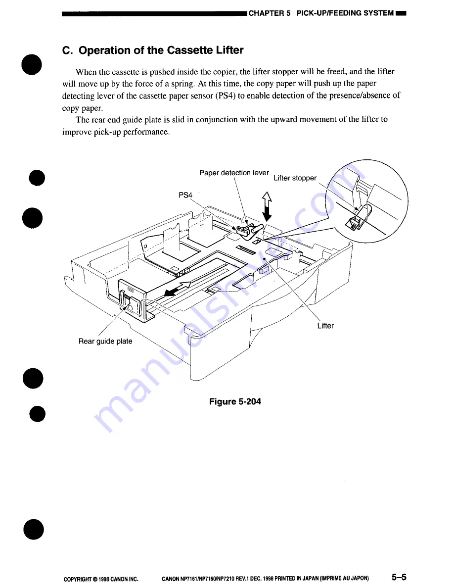 Canon NP7161 Service Manual Download Page 131