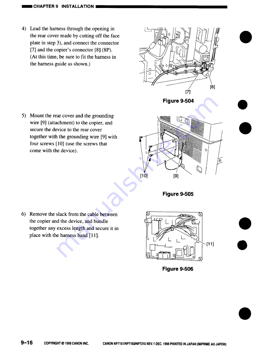 Canon NP7161 Service Manual Download Page 242