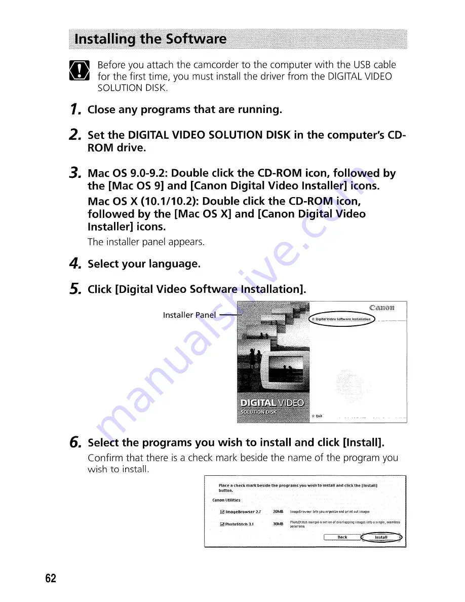 Canon opture 10 Instruction Manual Download Page 224