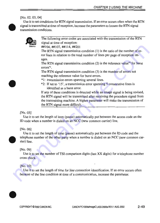 Canon PC1000s Скачать руководство пользователя страница 95