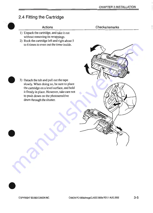 Canon PC1000s Service Manual Download Page 141