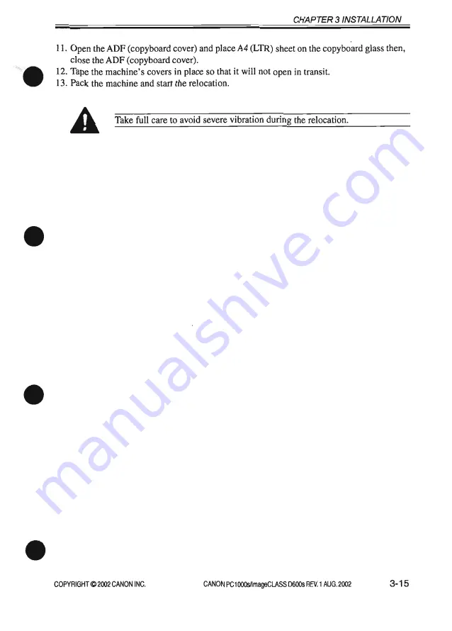 Canon PC1000s Service Manual Download Page 151