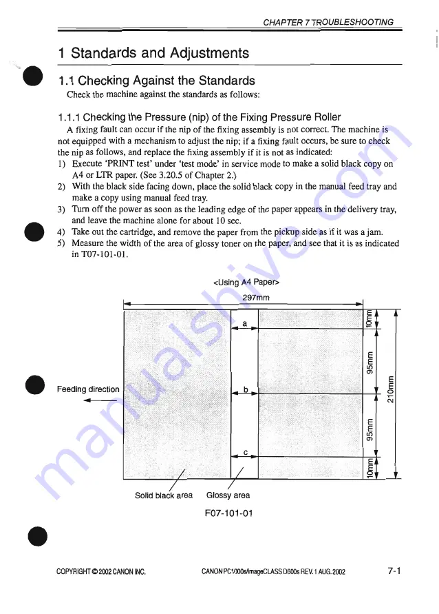 Canon PC1000s Service Manual Download Page 283