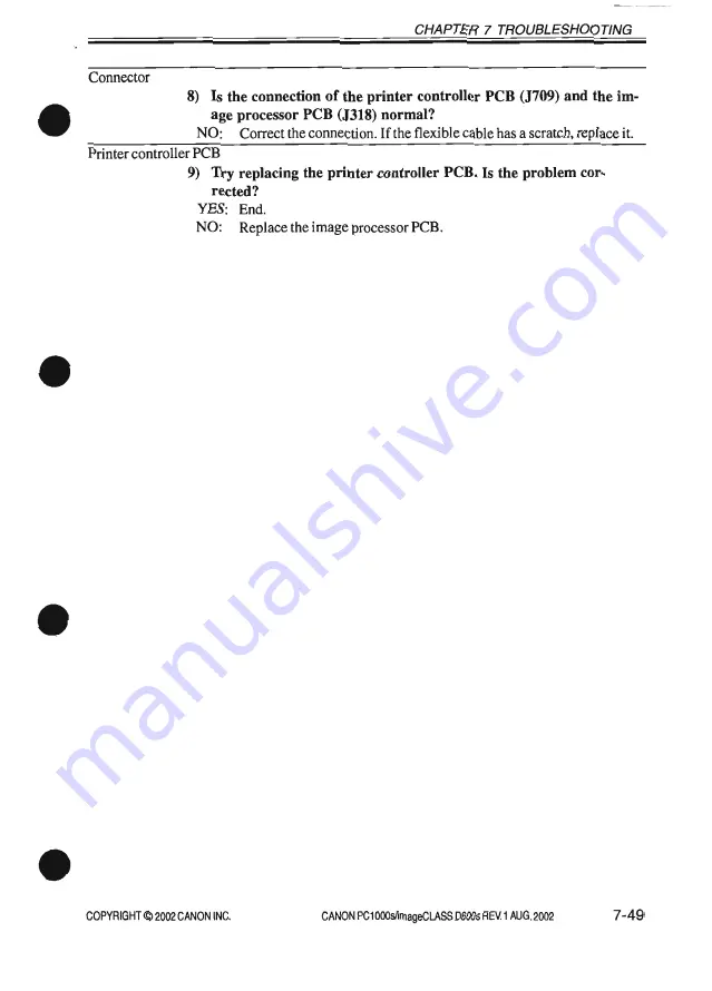 Canon PC1000s Service Manual Download Page 331