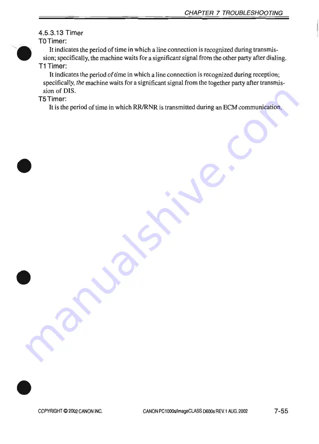 Canon PC1000s Service Manual Download Page 337