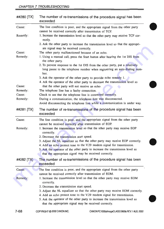 Canon PC1000s Service Manual Download Page 350