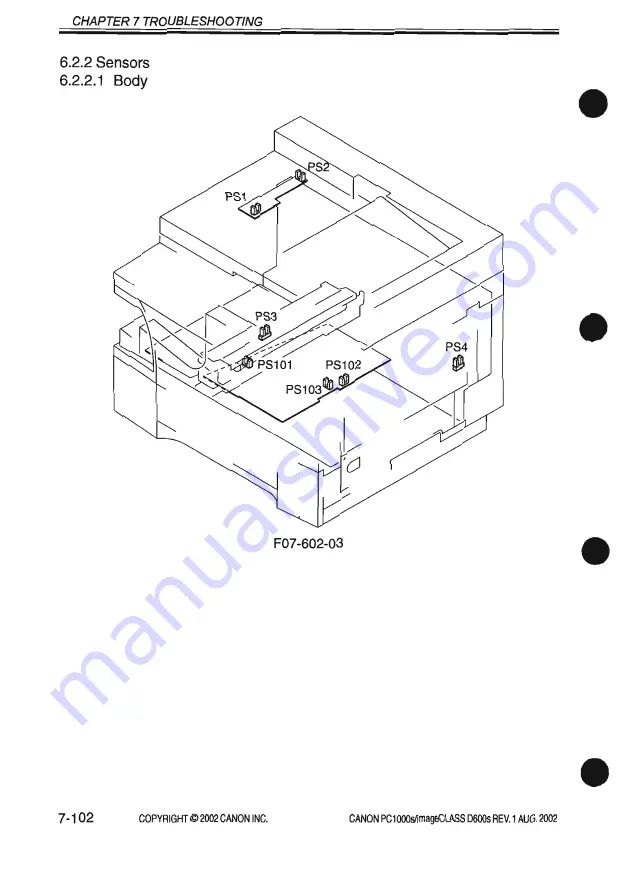 Canon PC1000s Service Manual Download Page 384