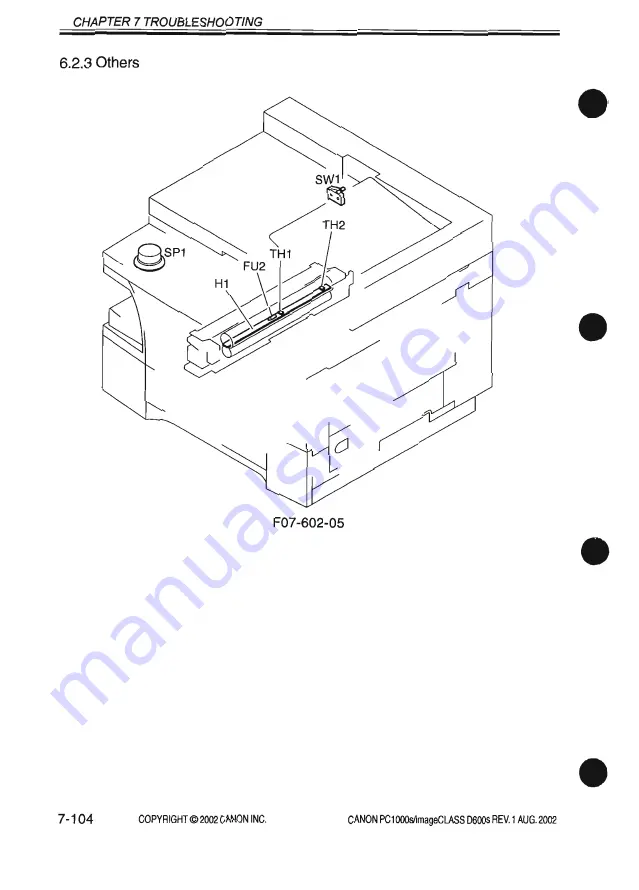 Canon PC1000s Service Manual Download Page 386