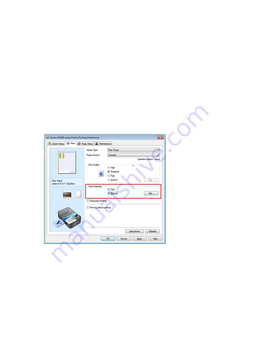 Canon PIXMA MX926 Online Manual Download Page 59