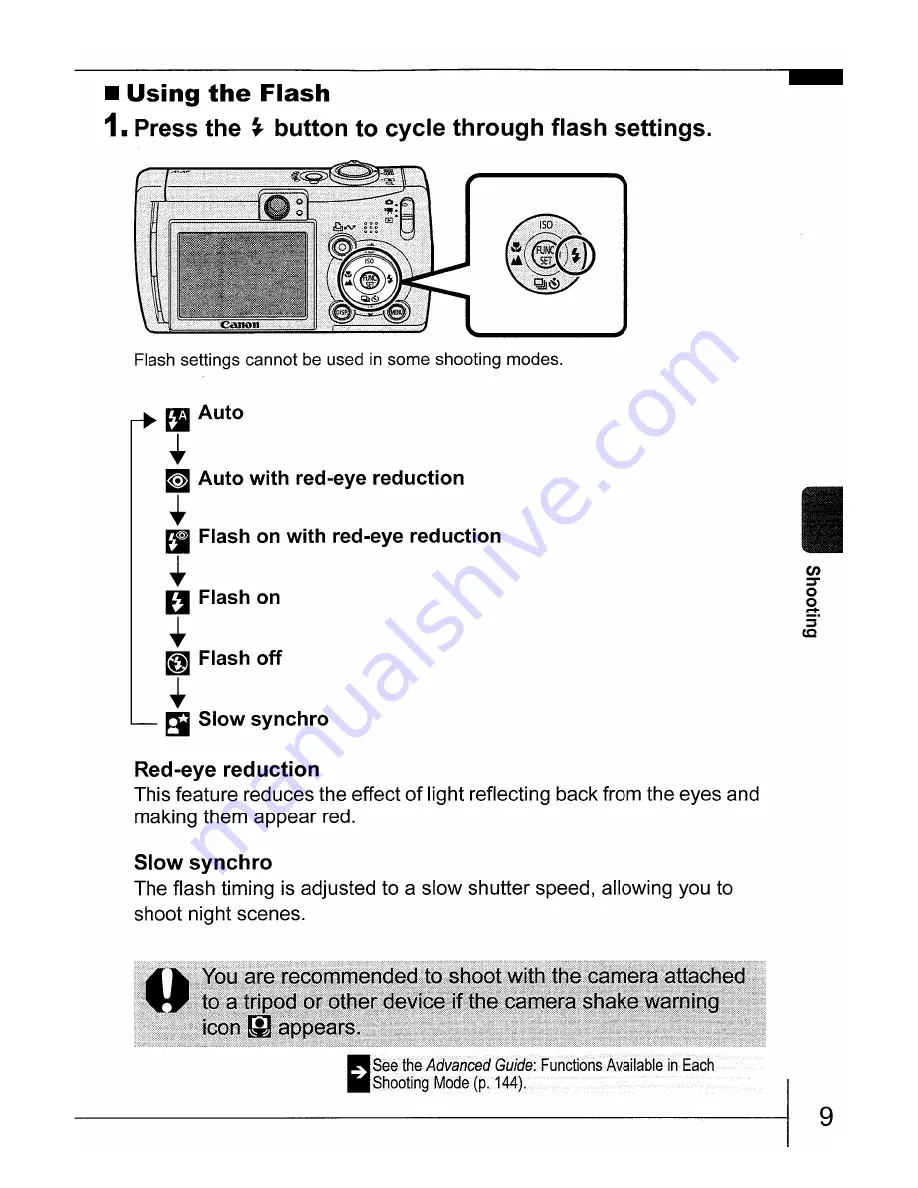 Canon PoverShot SD430 Скачать руководство пользователя страница 11