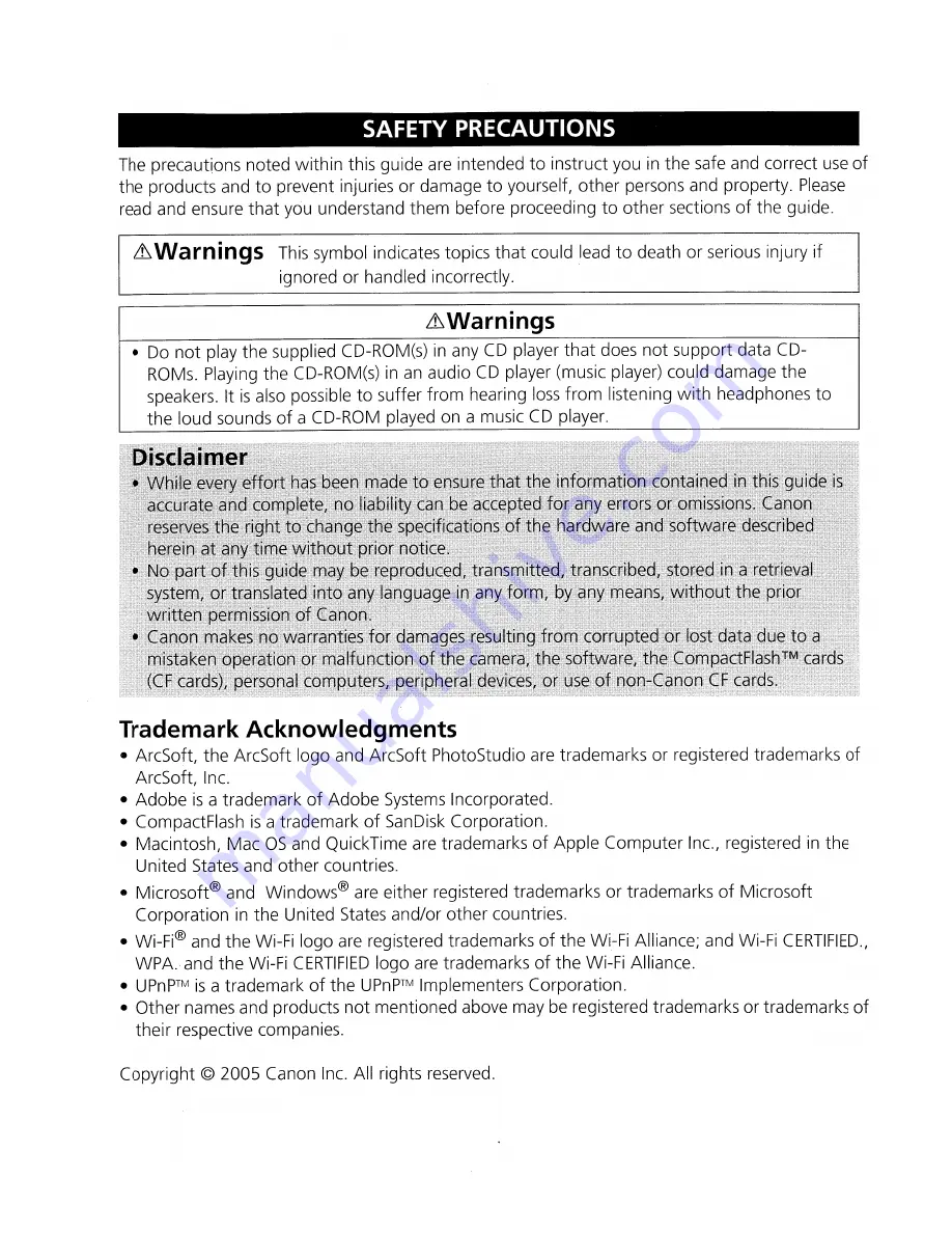 Canon PoverShot SD430 User Manual Download Page 170