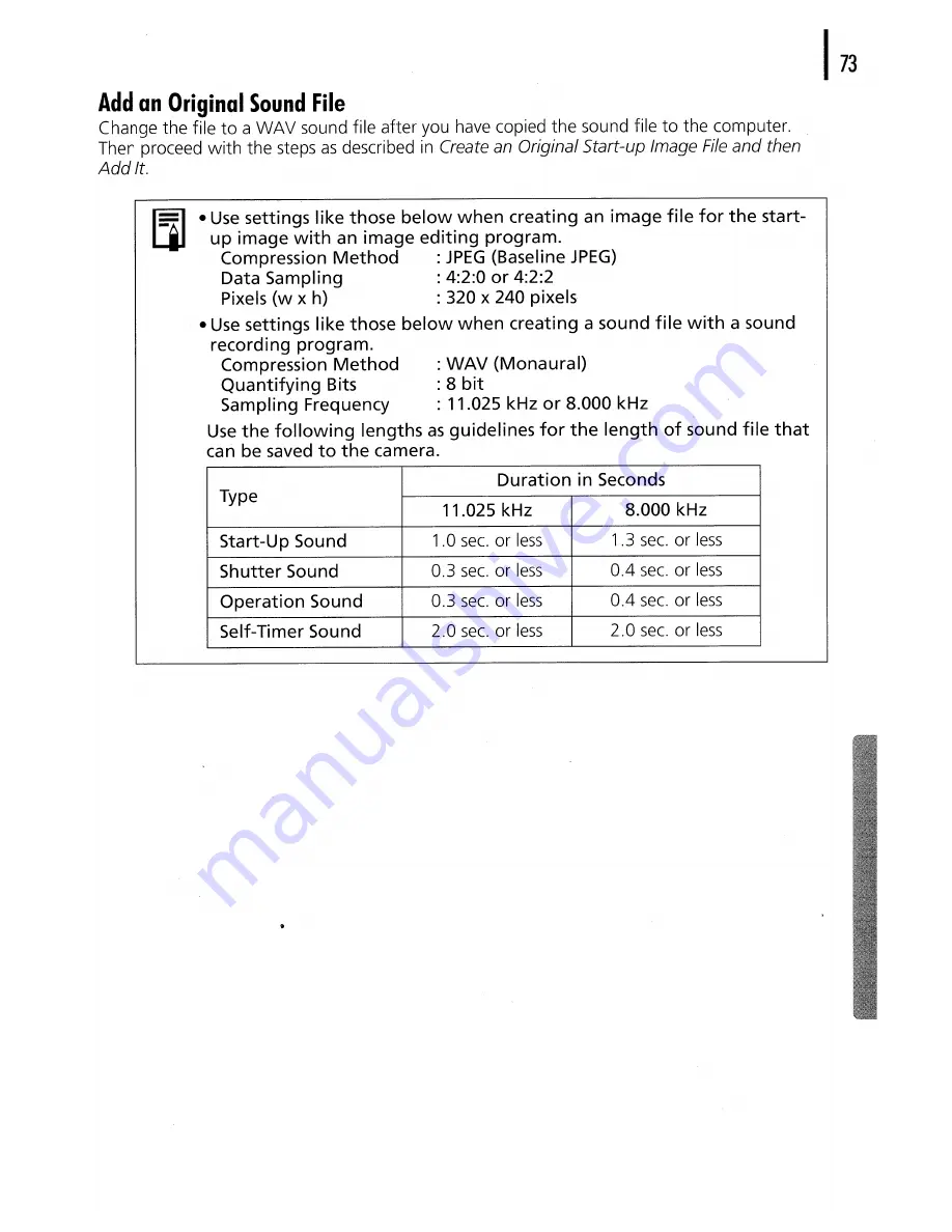 Canon PoverShot SD430 User Manual Download Page 245