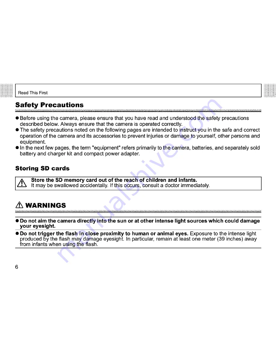 Canon PowerShot A400 User Manual Download Page 8