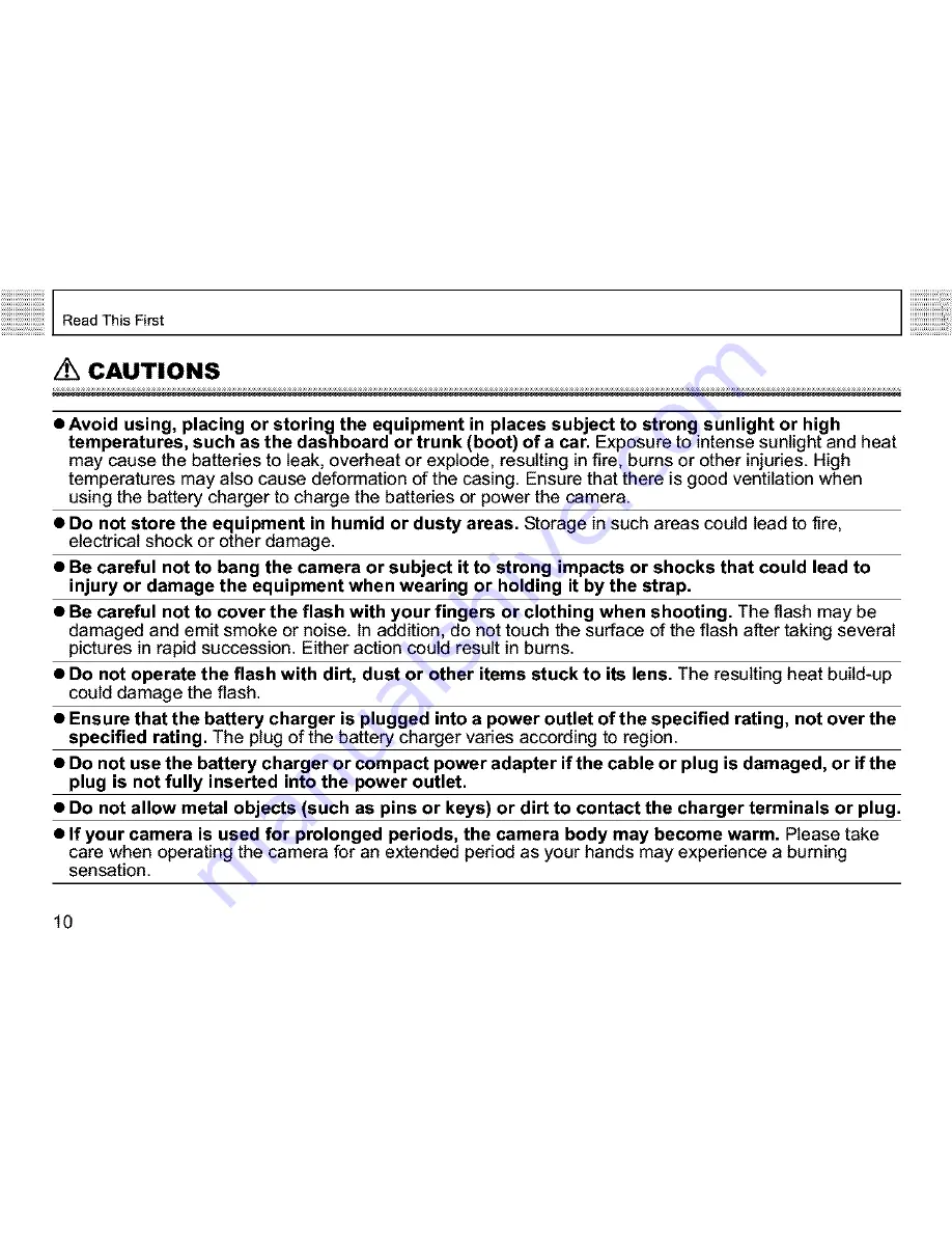 Canon PowerShot A400 User Manual Download Page 12