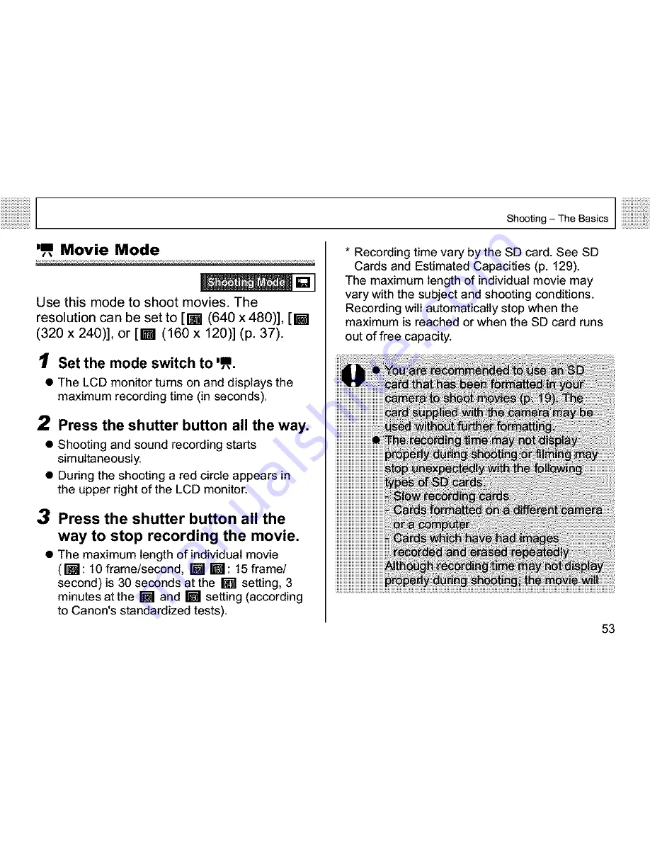 Canon PowerShot A400 User Manual Download Page 55