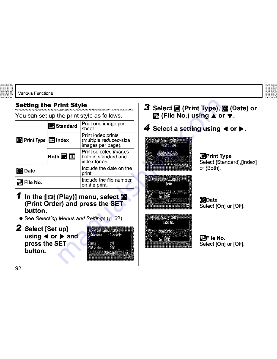 Canon PowerShot A400 User Manual Download Page 94