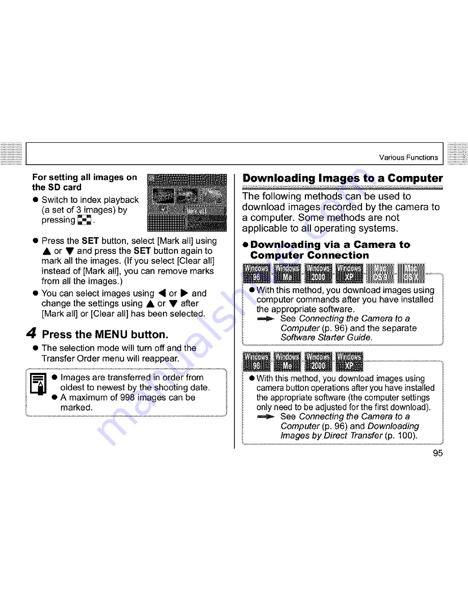 Canon PowerShot A400 User Manual Download Page 97