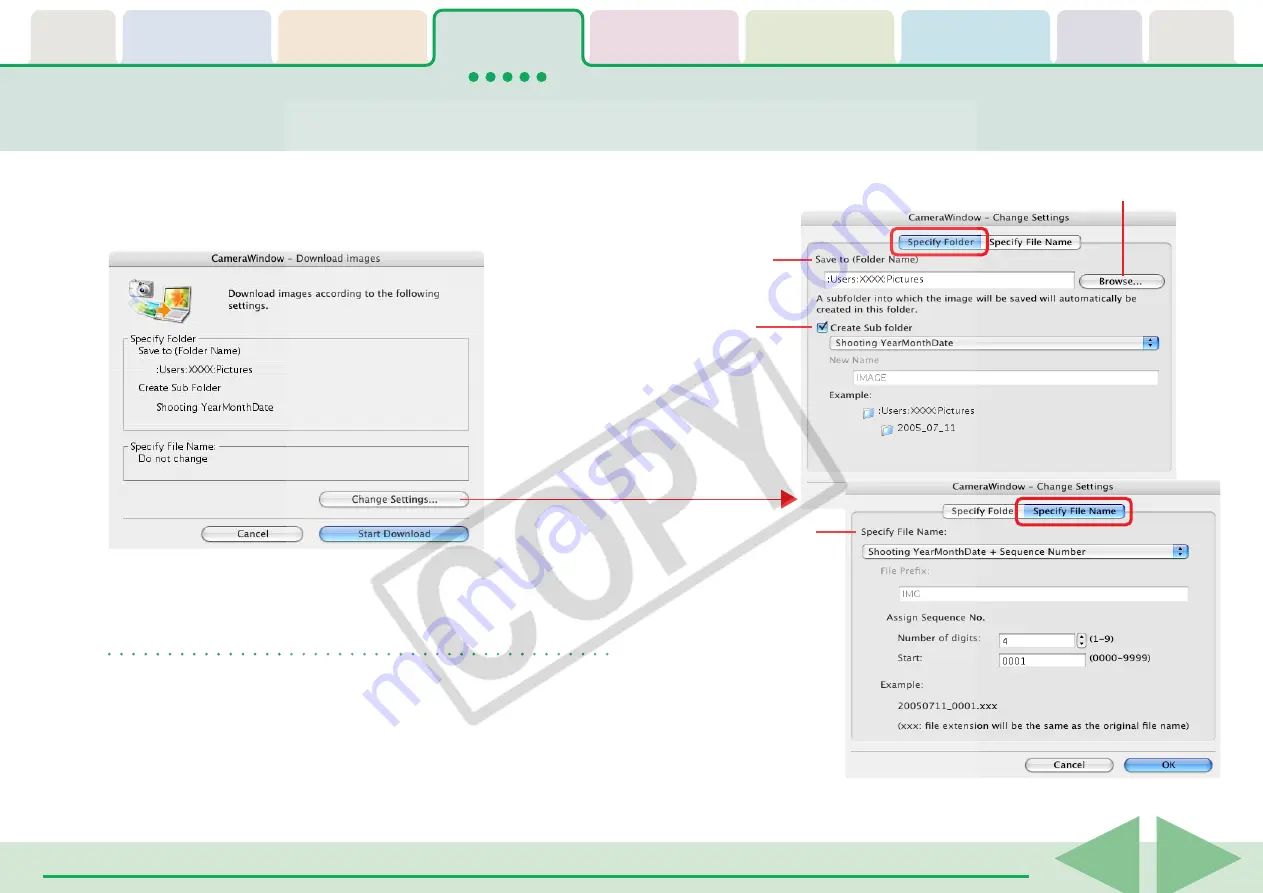 Canon PowerShot A420 Software User'S Manual Download Page 22