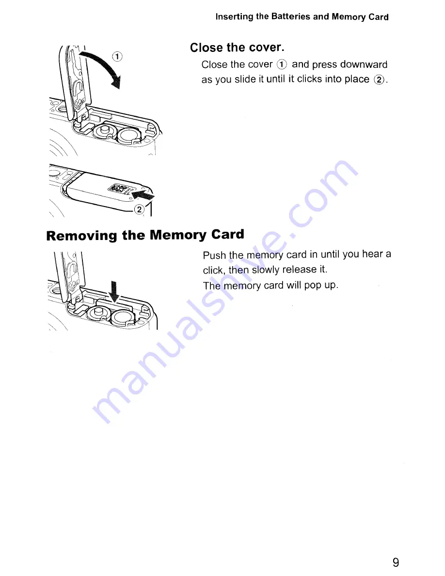 Canon PowerShot A480 Getting Started Download Page 9