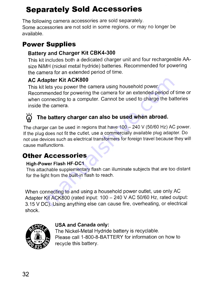 Canon PowerShot A480 Скачать руководство пользователя страница 32