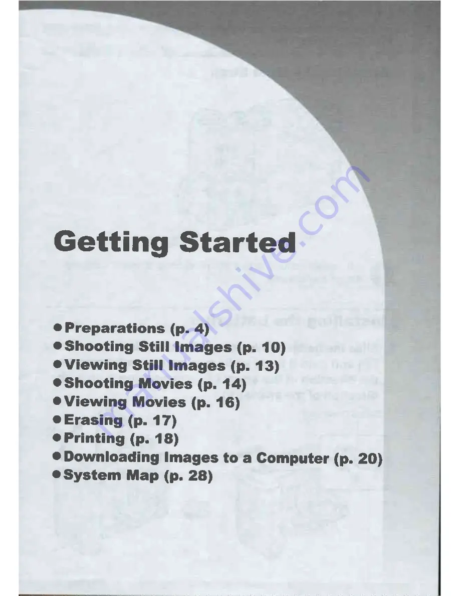 Canon PowerShot A720 IS Getting Started Manual Download Page 5