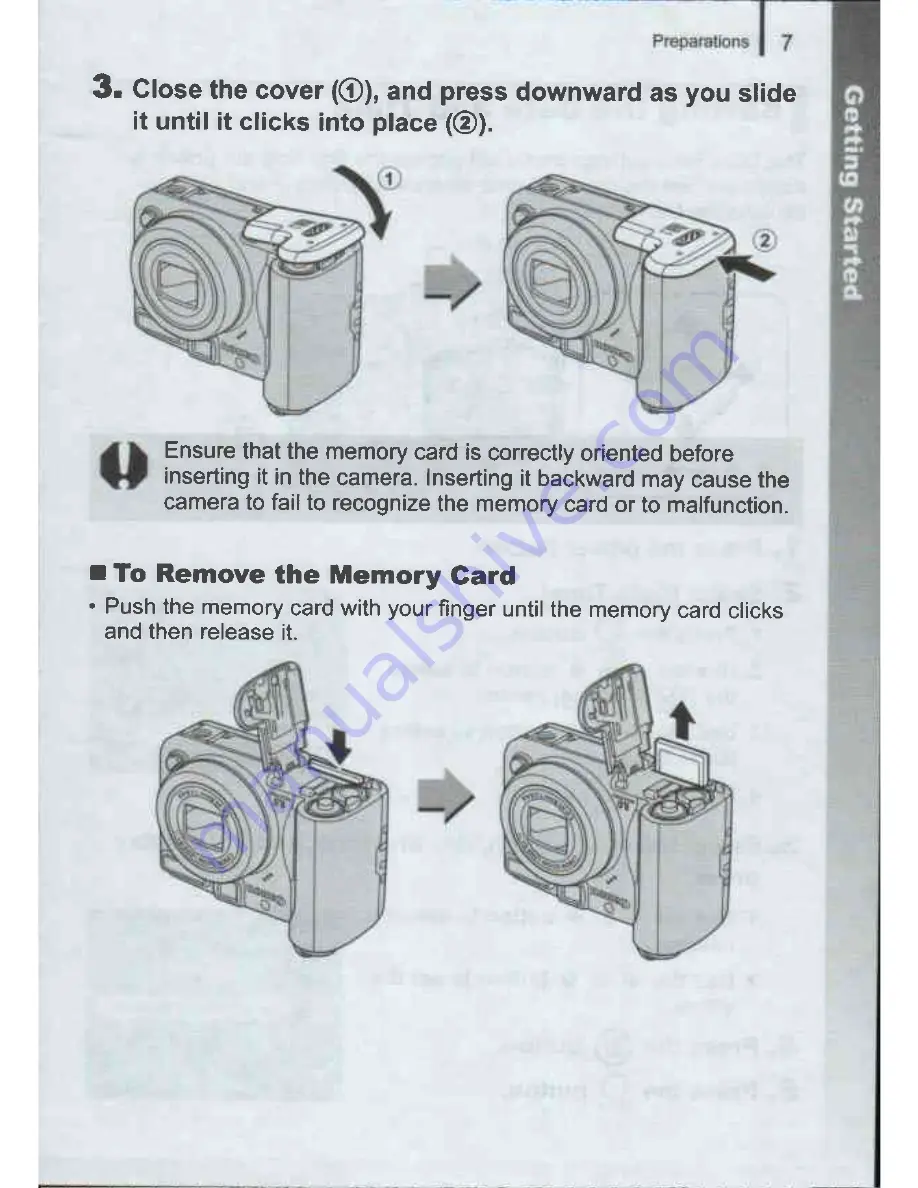 Canon PowerShot A720 IS Getting Started Manual Download Page 9