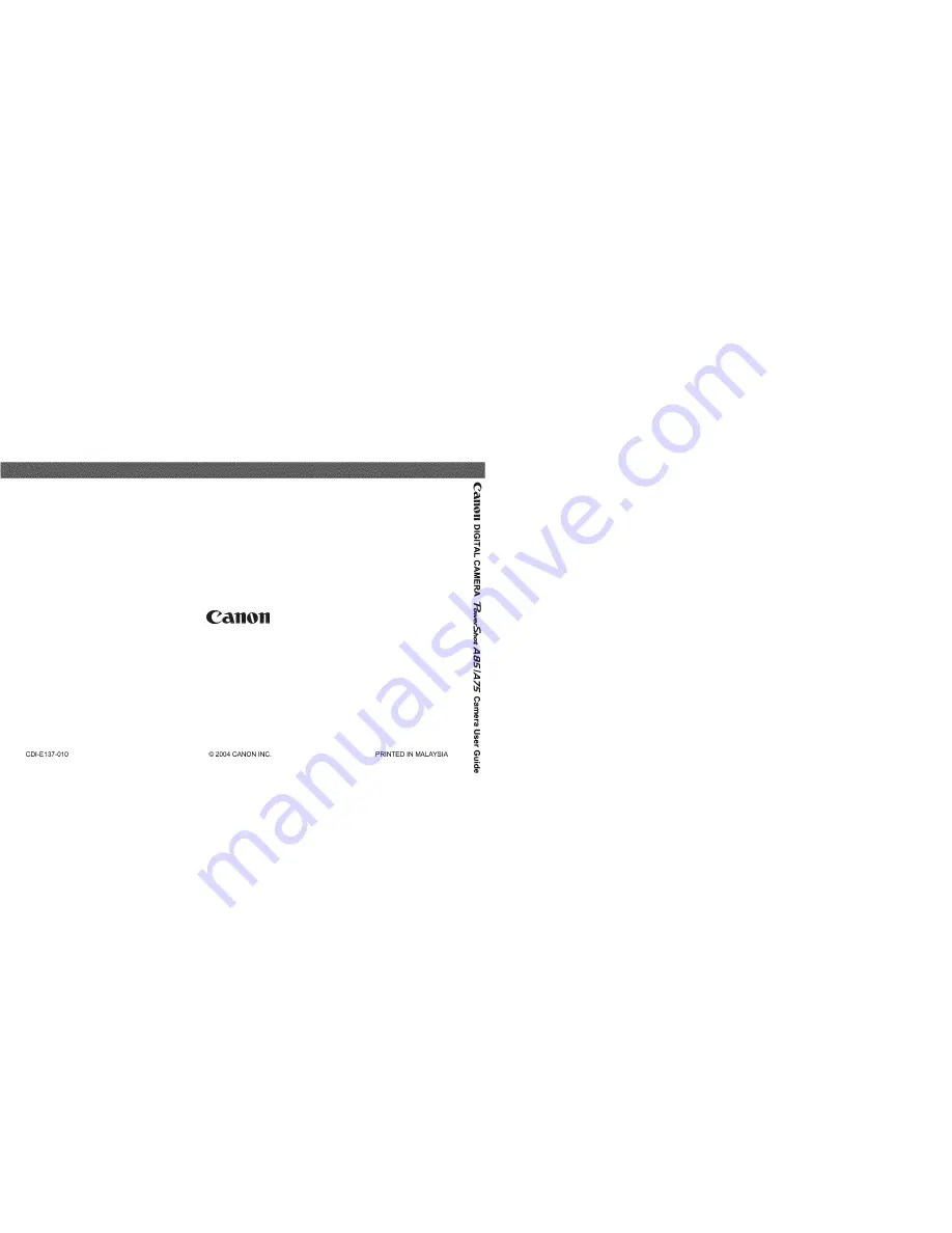 Canon POWERSHOT A75 User Manual Download Page 157