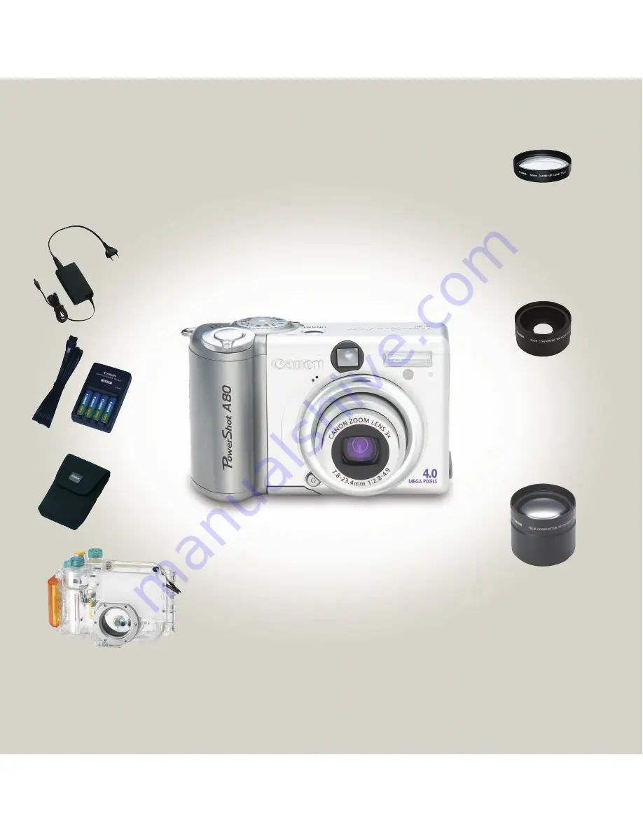 Canon POWERSHOT A80 - Digital Camera - 4.0... Brochure & Specs Download Page 5