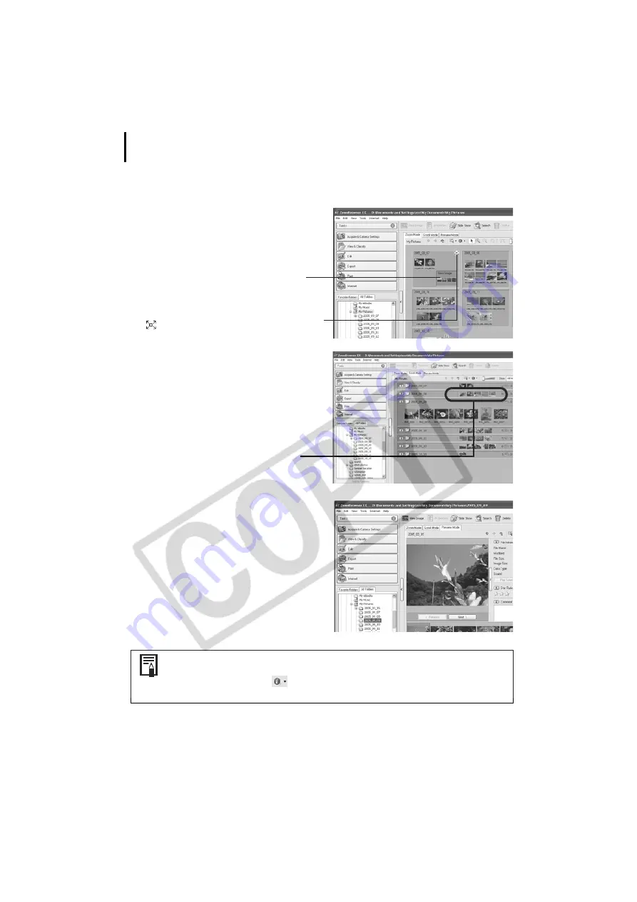 Canon PowerShot SD430 DIGITAL ELPH WIRELESS Software & Wireless Manual Download Page 36