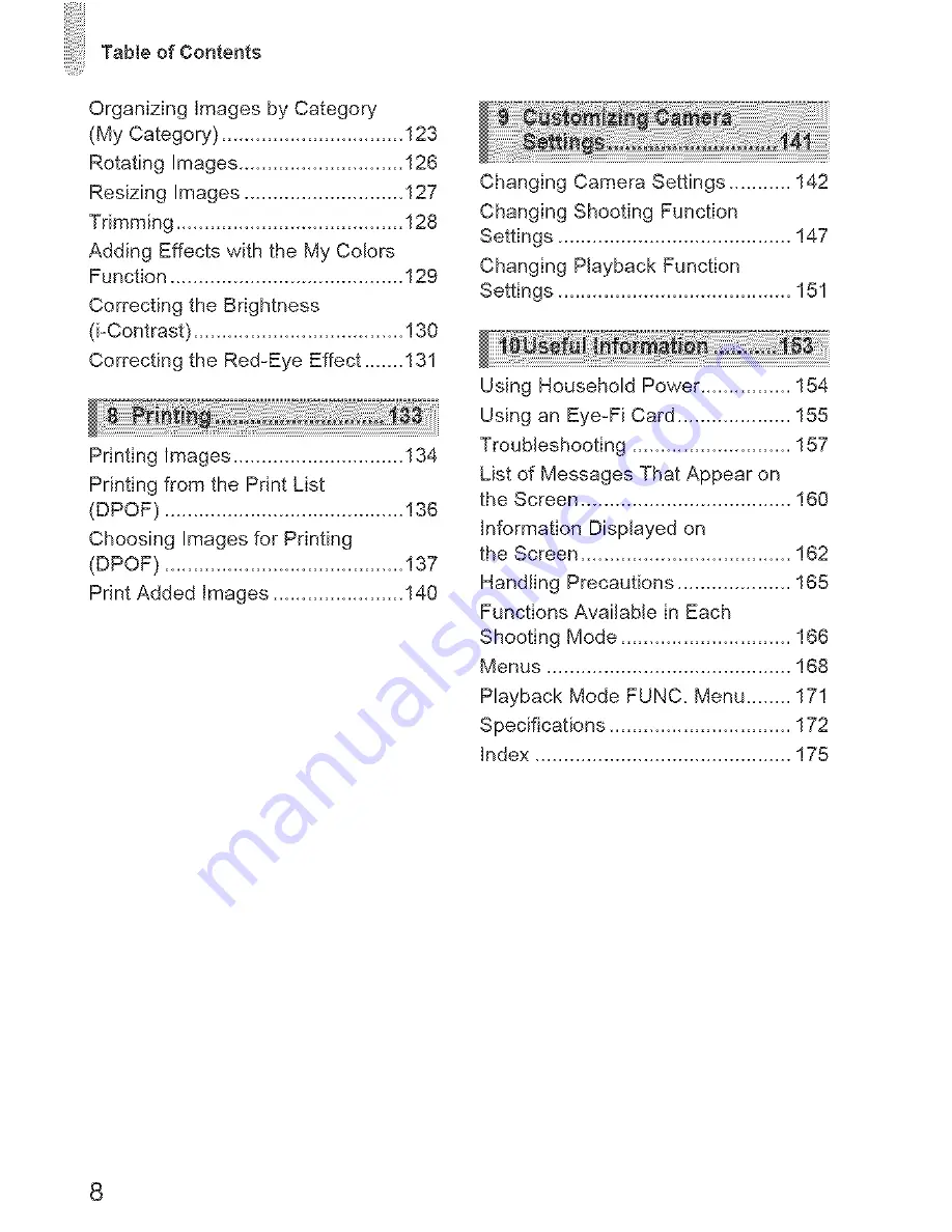 Canon POWERSHOT SD4500 IS Скачать руководство пользователя страница 8