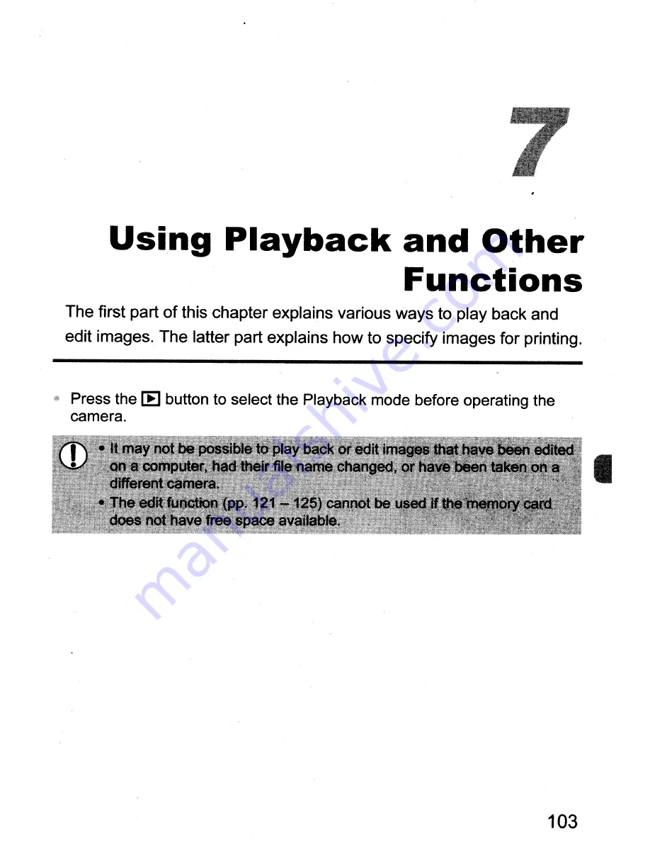 Canon Powershot SD970 IS Digital Elph User Manual Download Page 103