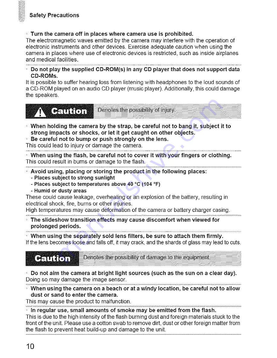 Canon POWERSHOT SX40HS User Manual Download Page 10