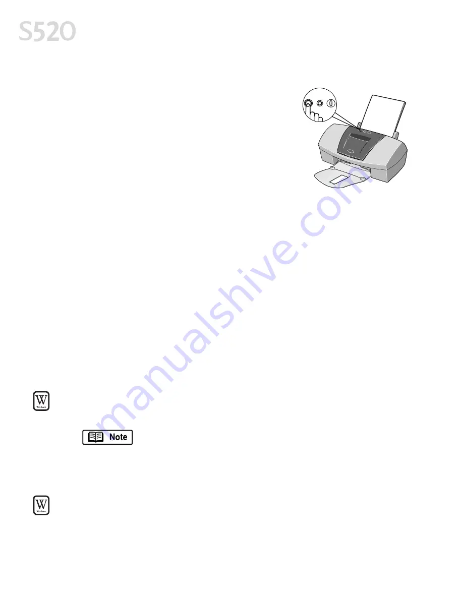 Canon S520 Quick Start Manual Download Page 6