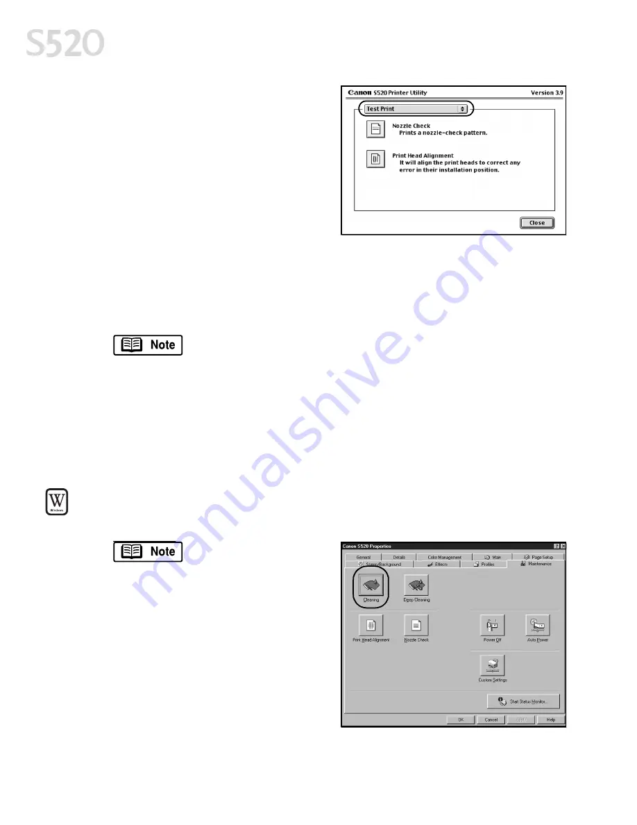 Canon S520 Quick Start Manual Download Page 26