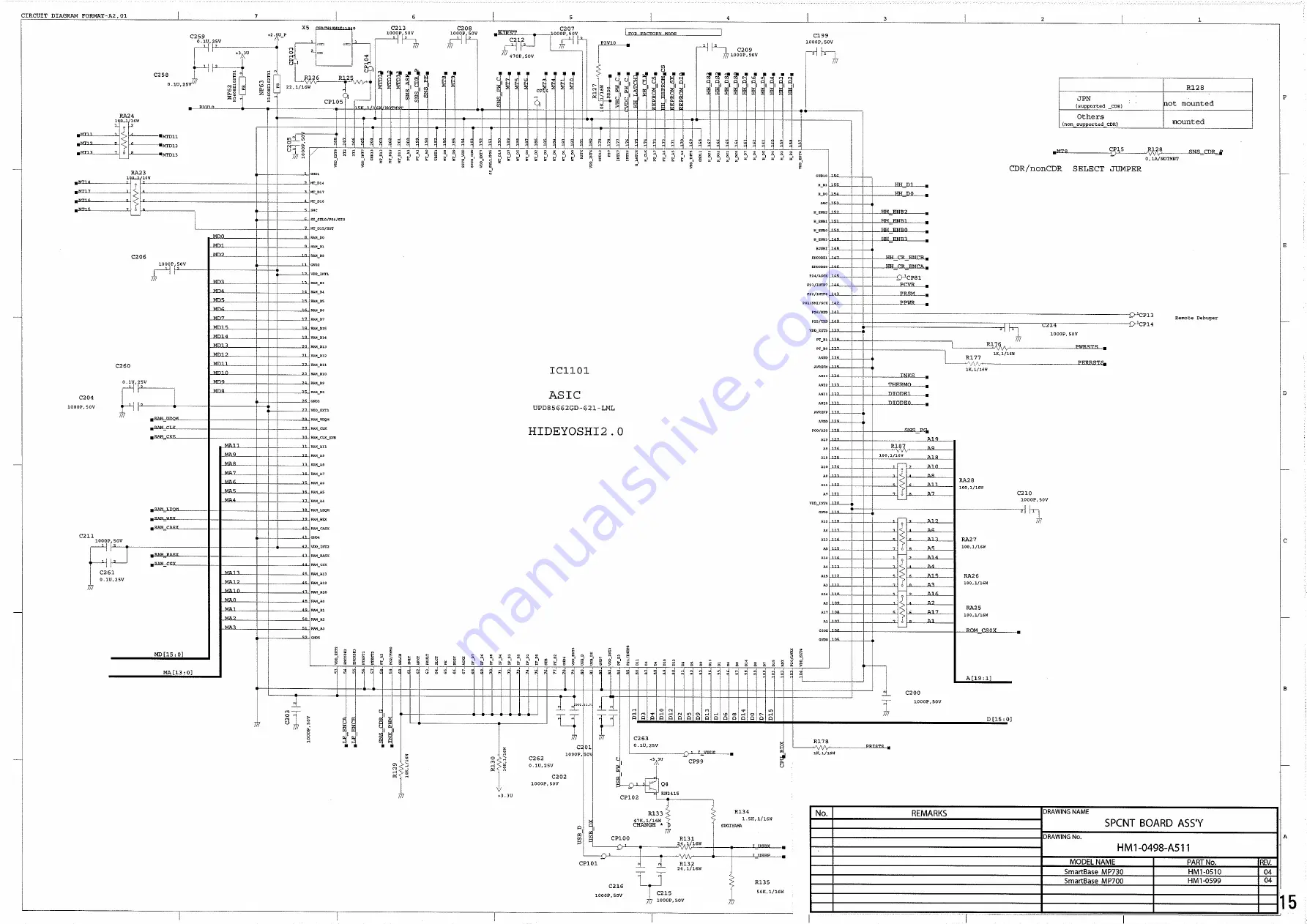 Canon Smart Base MP730 Circuit Diagrams Download Page 21