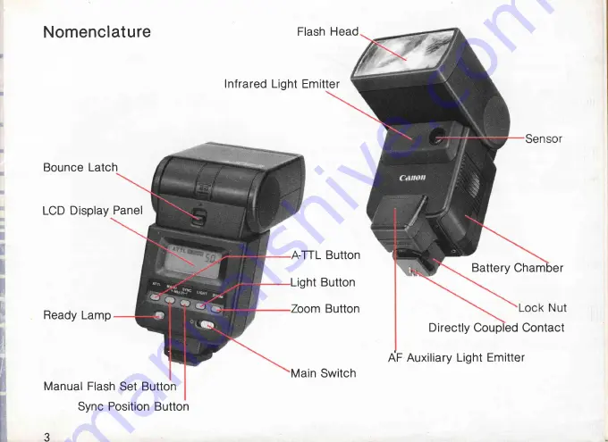 Canon Speedlite 420 EZ Instruction Booklet Download Page 4