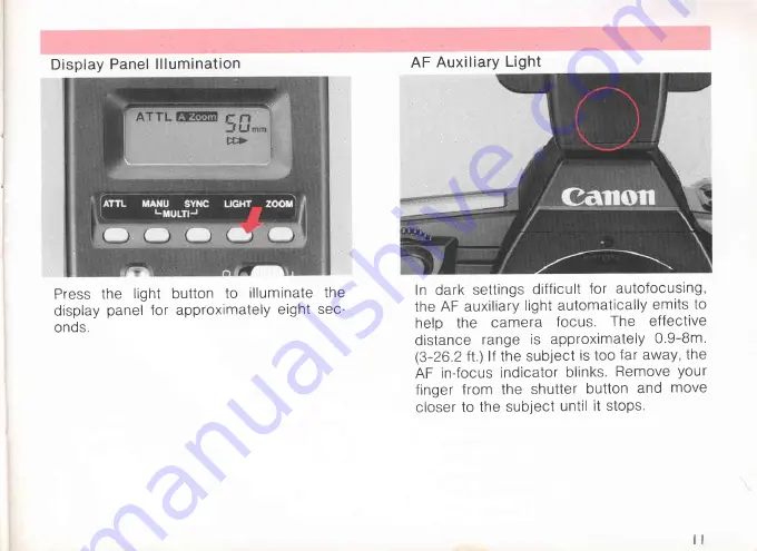 Canon Speedlite 420 EZ Скачать руководство пользователя страница 11