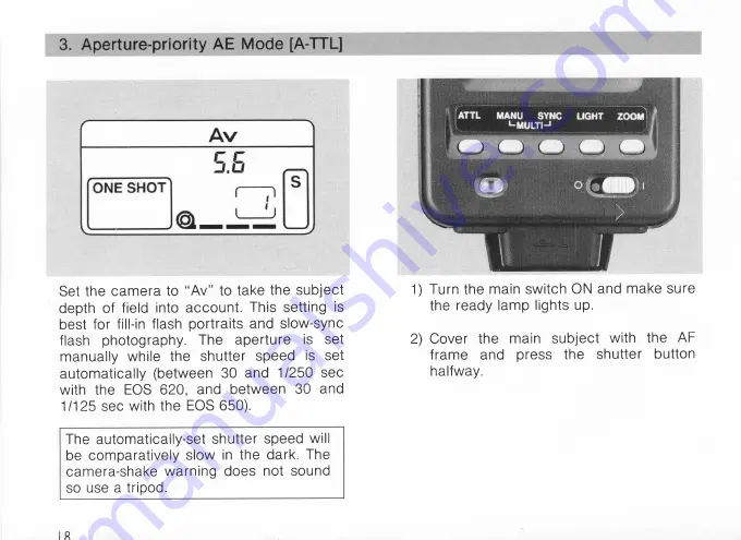 Canon Speedlite 420 EZ Instruction Booklet Download Page 18